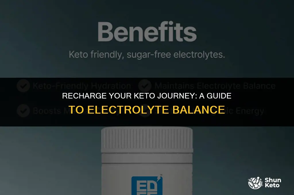 how to regain electrolytes on keto