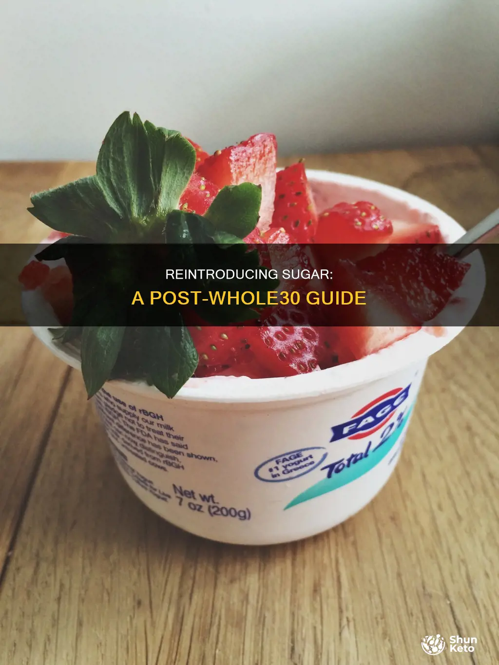 how to reintroduce sugar from whole30 diet