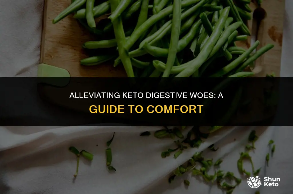how to relieve keto diareha and stomach pains