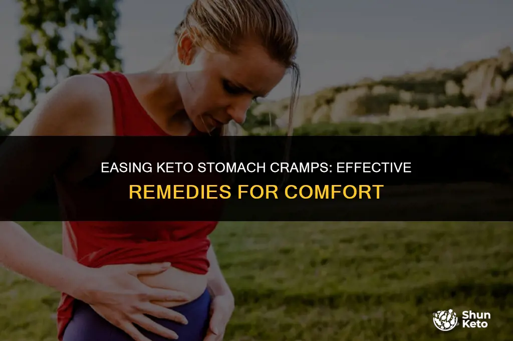 how to relieve keto stomach cramps
