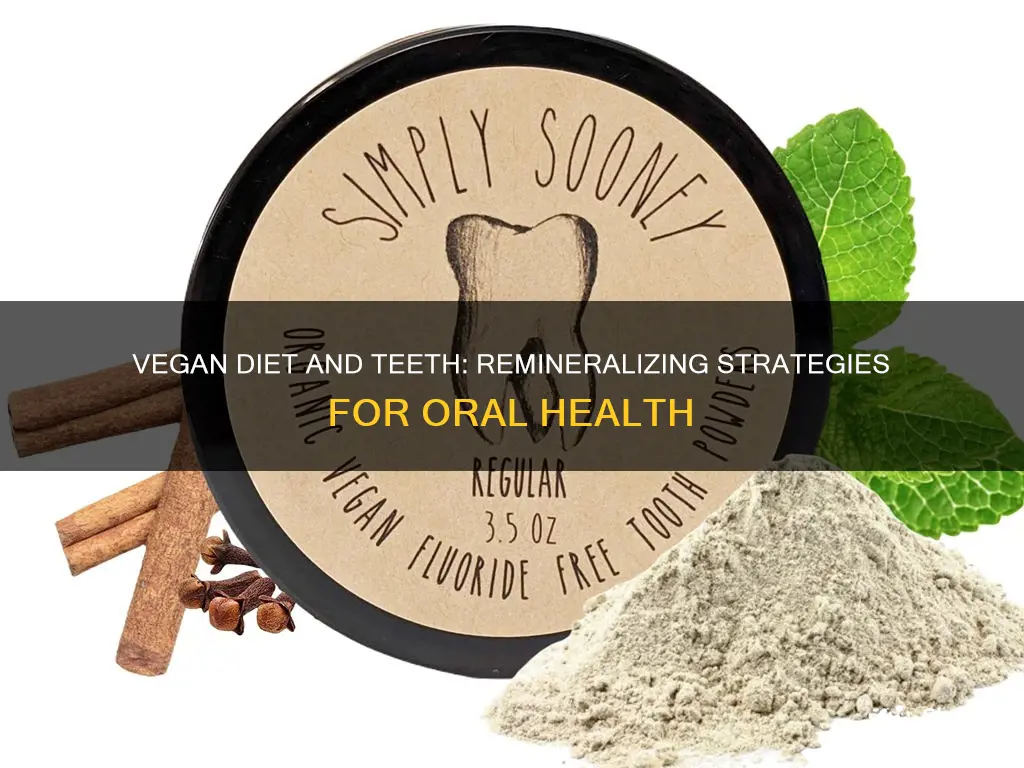 how to remineralize teeth on a vegan diet