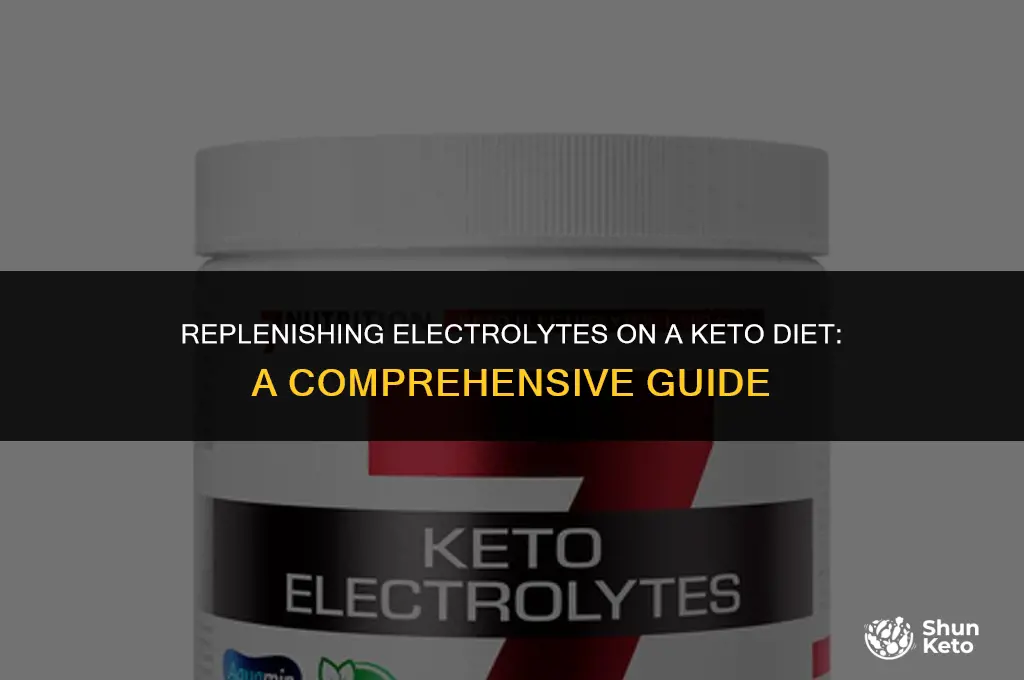 how to replace electrolytes keto