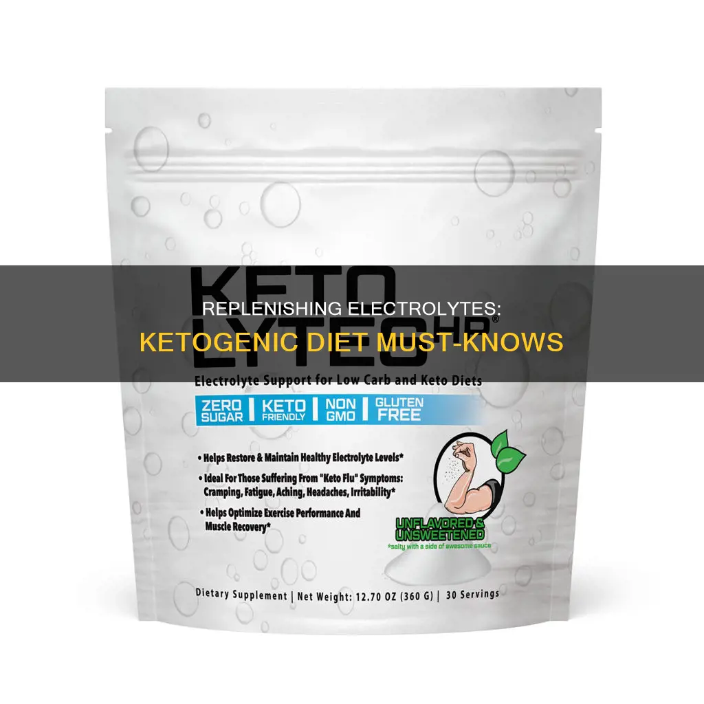 how to replace electrolytes on ketogenic diet