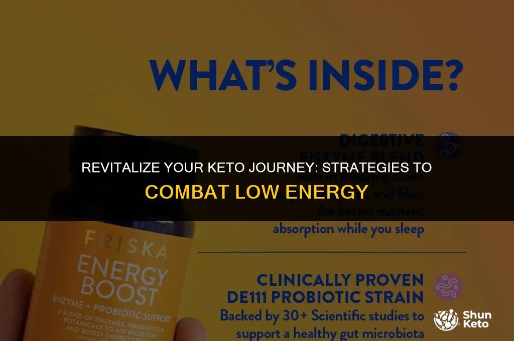 how to replace low energy on keto