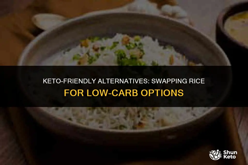 how to replace rice in keto