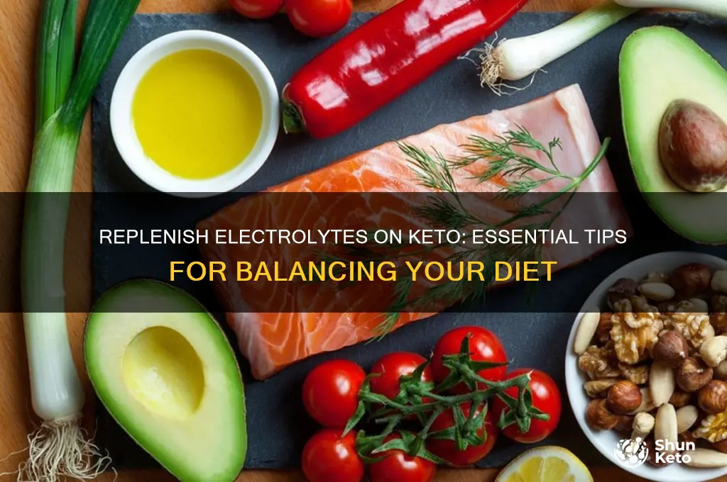 how to replenish electrolytes on keto diet