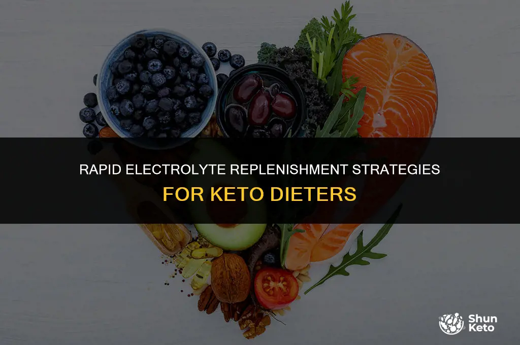how to replenish electrolytes on keto quickly