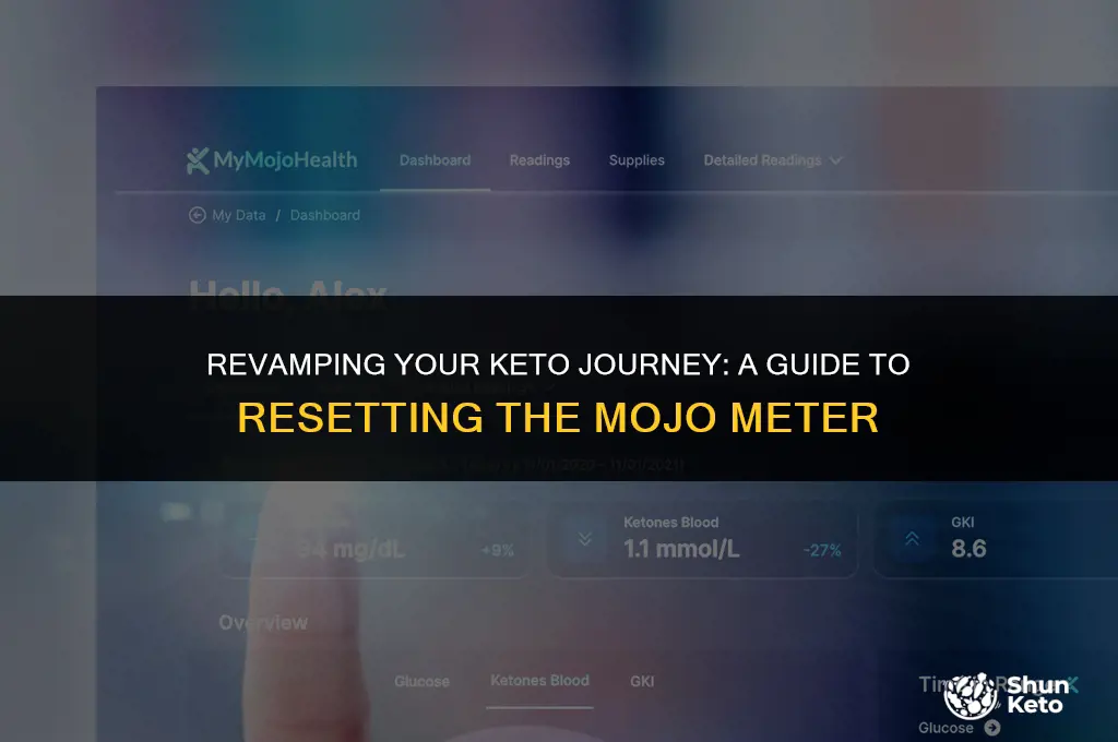 how to reset keto mojo meter