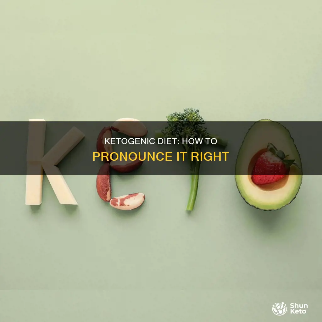 how to say ketogenic diet