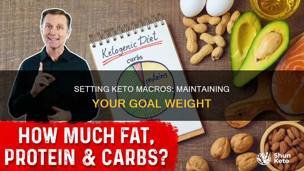 how to set keto macros when at goal weight