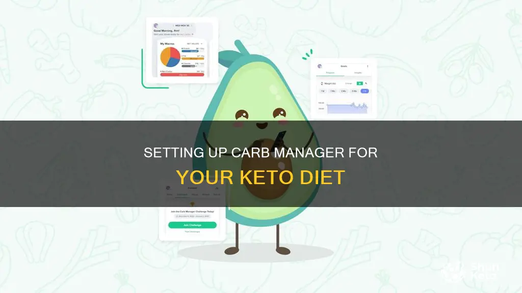 how to set up carb manager for keto