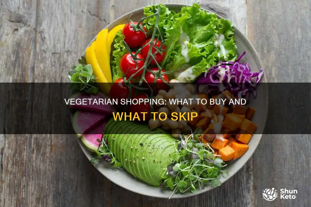 how to shop for a vegetarian diet