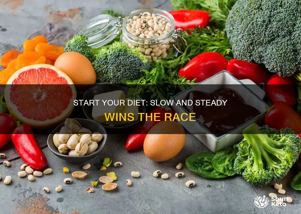 how to start a diet slowly