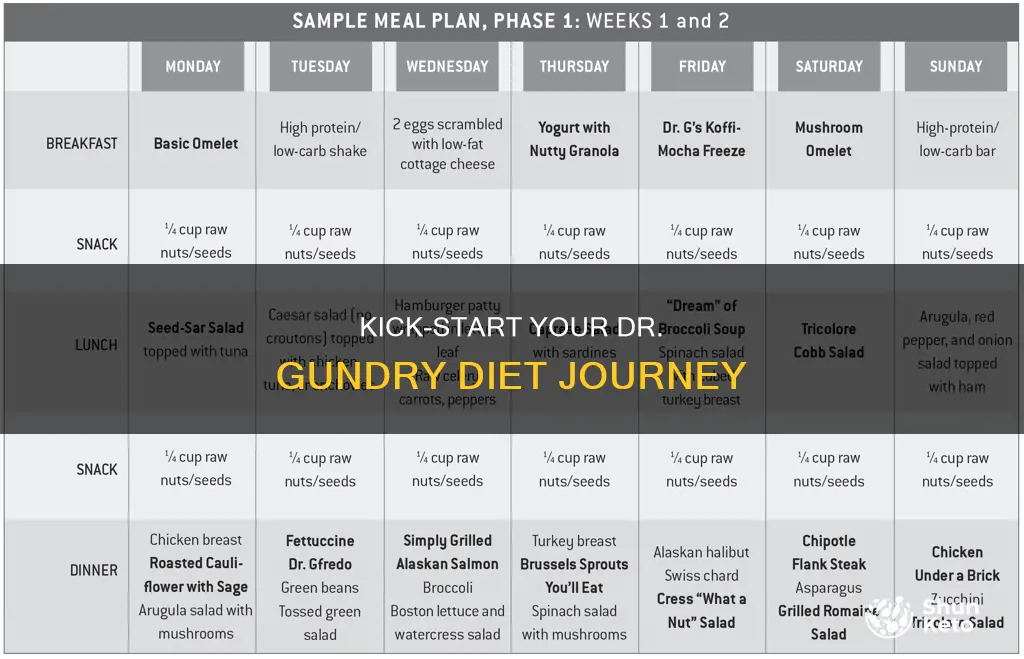 how to start dr dundry diet