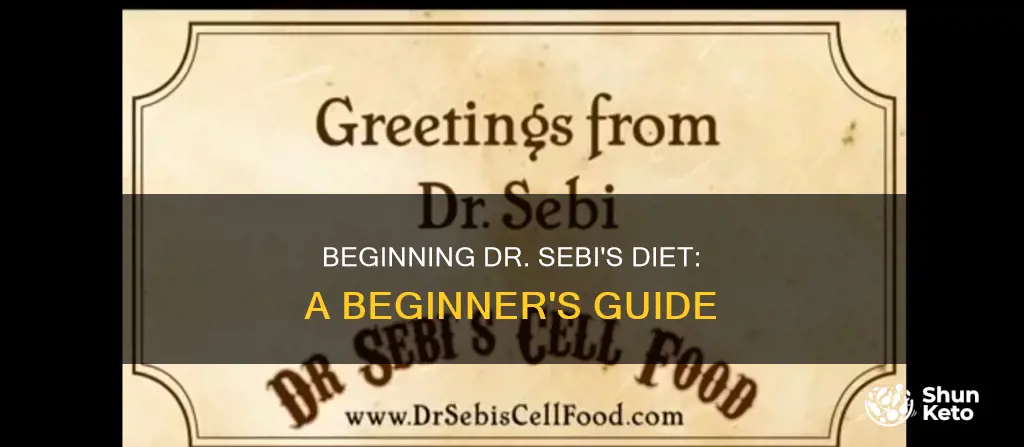 how to start dr sebi diet