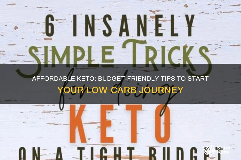 how to start the keto diet on a budget