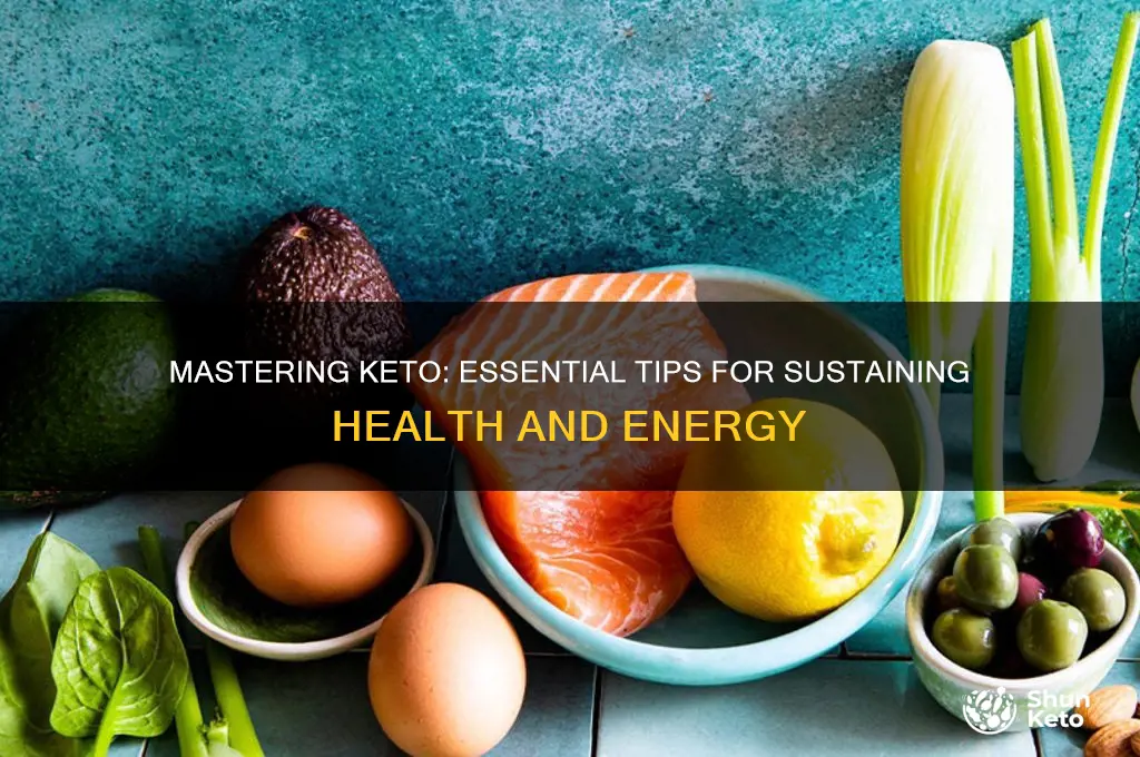 how to stay healthy on a keto diet