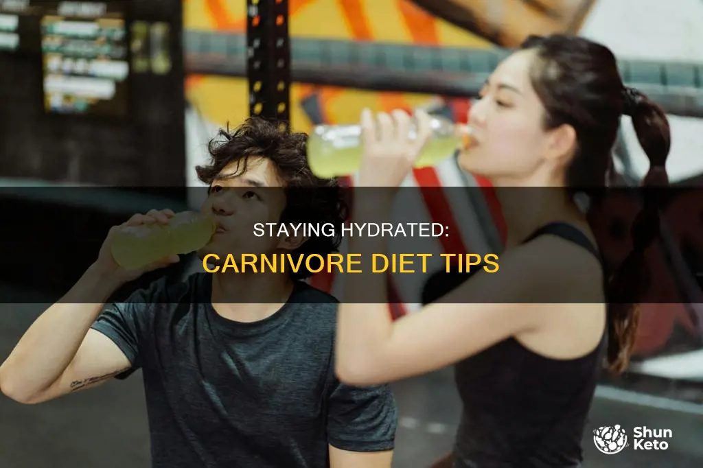 how to stay hydrated on carnivore diet