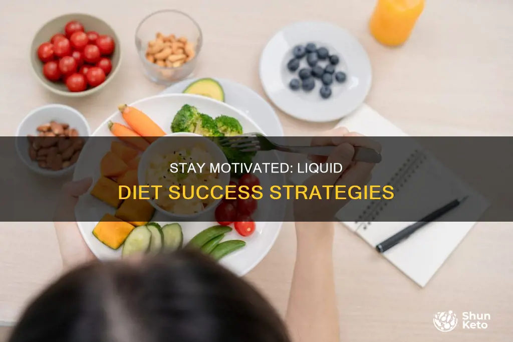 how to stay motivated on a liquid diet