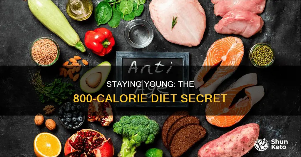 how to stay young 800 calorie diet