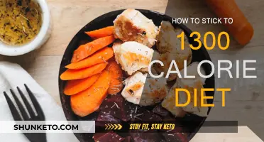 Sticking to a 1300-Calorie Diet: Strategies for Success