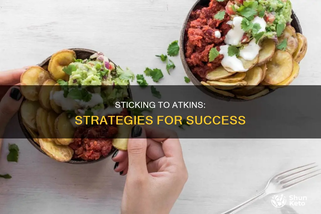 how to stick to the atkins diet