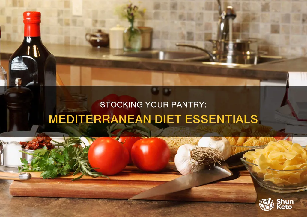 how to stock pantry for mediterranean diet