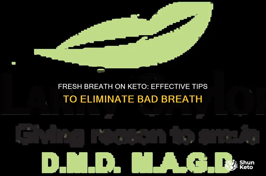 how to stop bad breath on keto diet