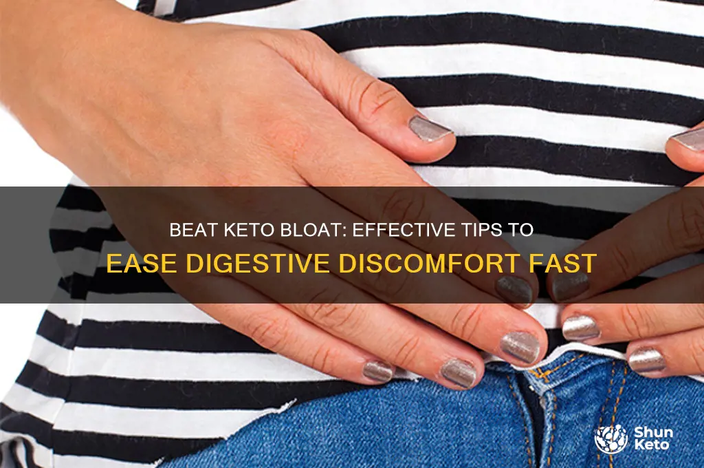 how to stop bloating on keto diet