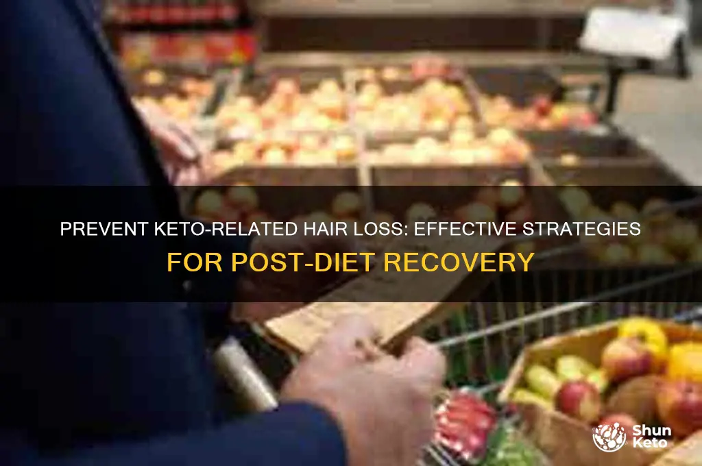 how to stop hair loss after keto diet