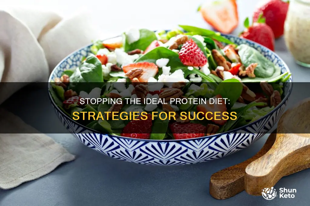 how to stop ideal protein diet