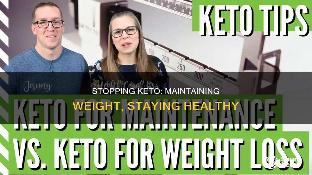 how to stop keto and maintain weight