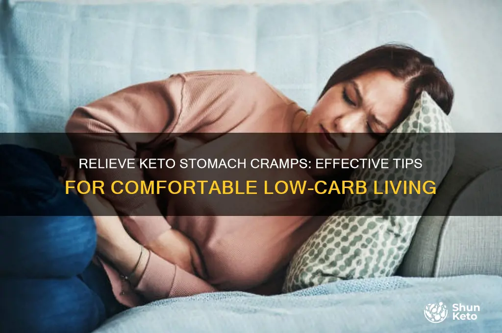 how to stop keto stomach cramps
