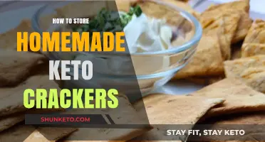 Crunchy Keto Delight: Storing Homemade Crackers for Maximum Freshness