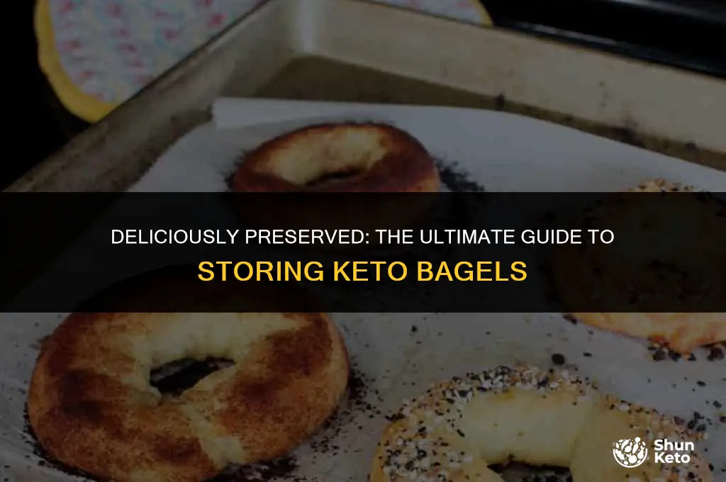 how to store keto bagels