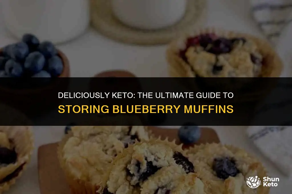 how to store keto blueberry muffins
