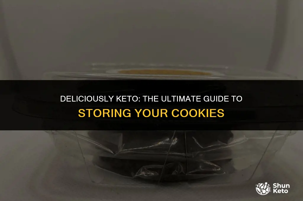 how to store keto cookies