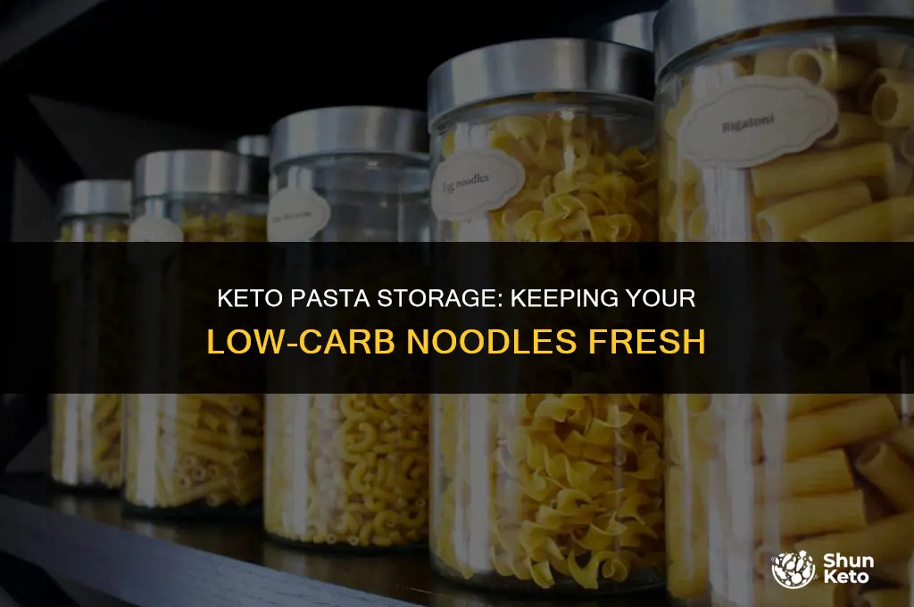 how to store keto pasta