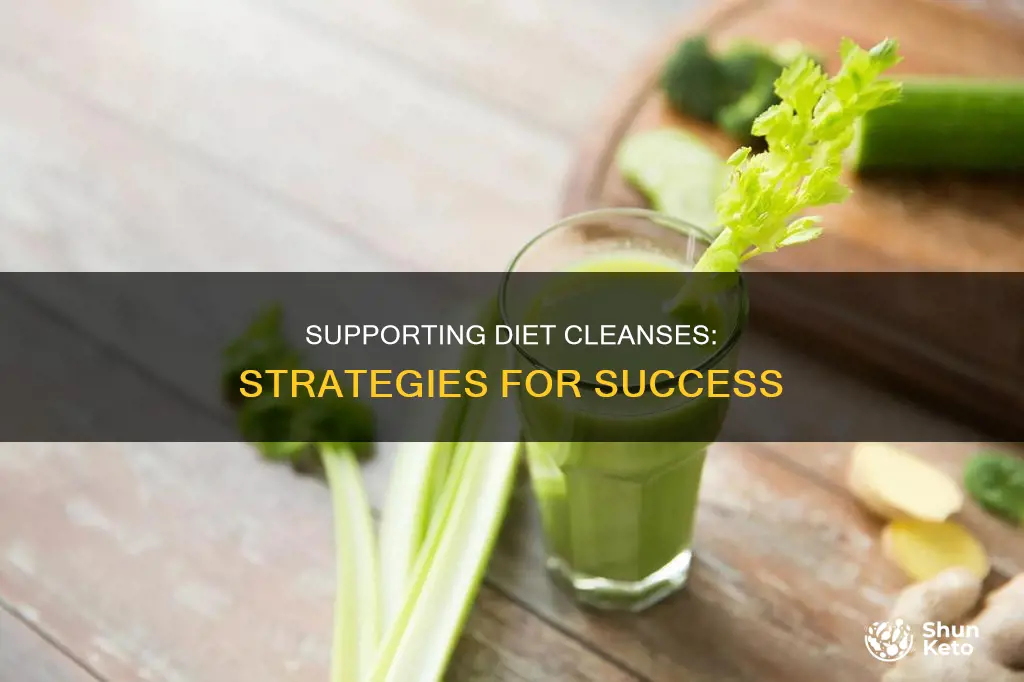 how to support someone going through diet cleanse