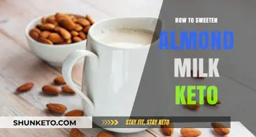 Deliciously Keto: Sweetening Almond Milk for a Low-Carb Lifestyle