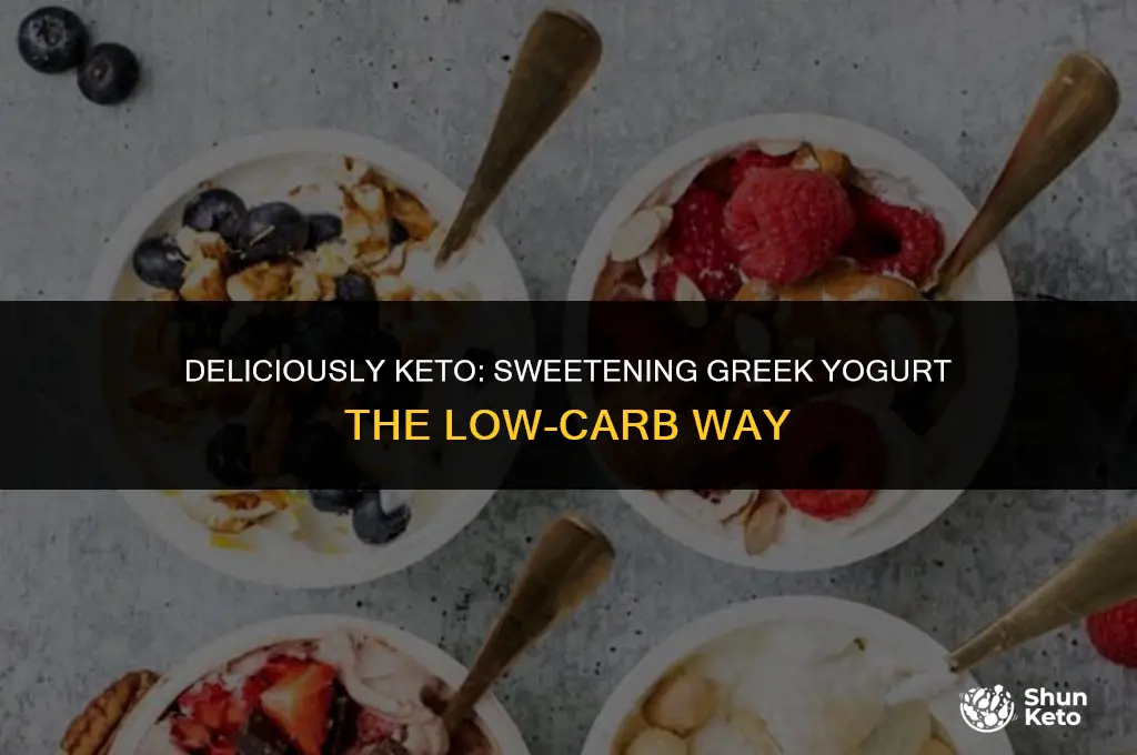 how to sweeten greek yogurt on keto