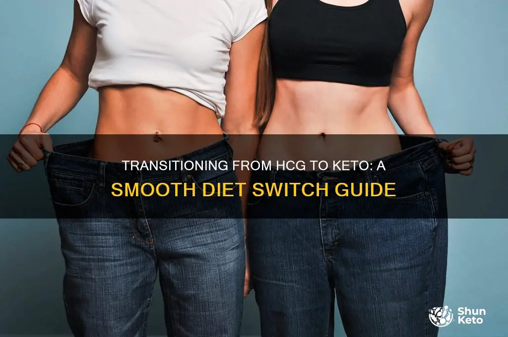how to switch from hcg diet to keto diet