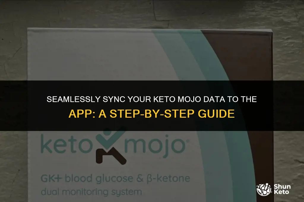 how to sync keto mojo to app