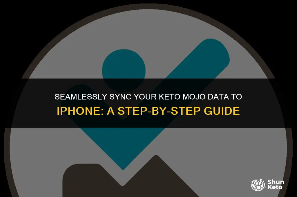 how to sync keto mojo to iphone