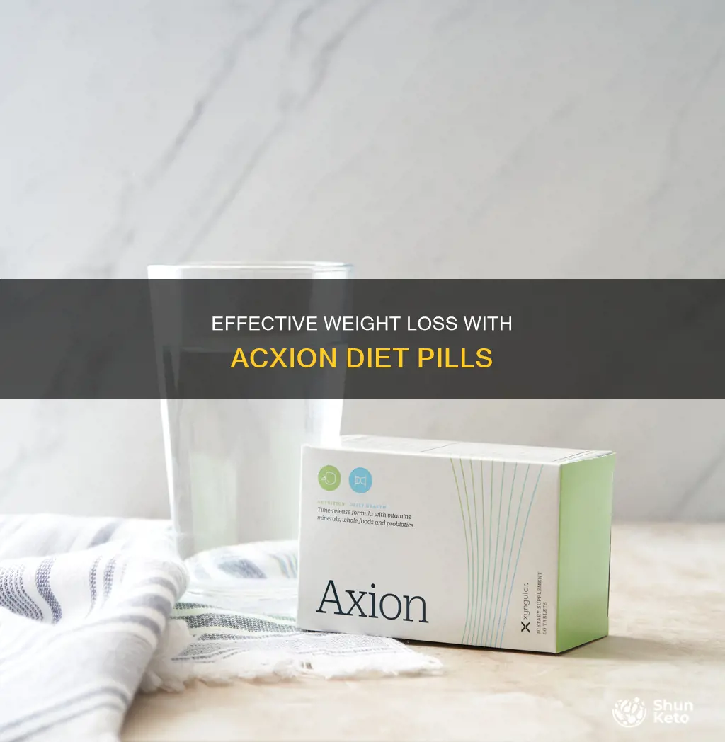 how to take acxion diet pills