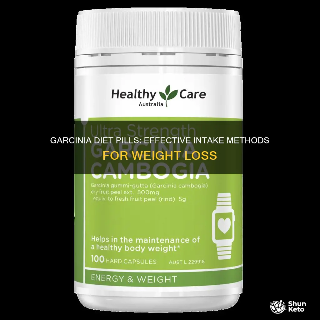 how to take garcinia diet pills