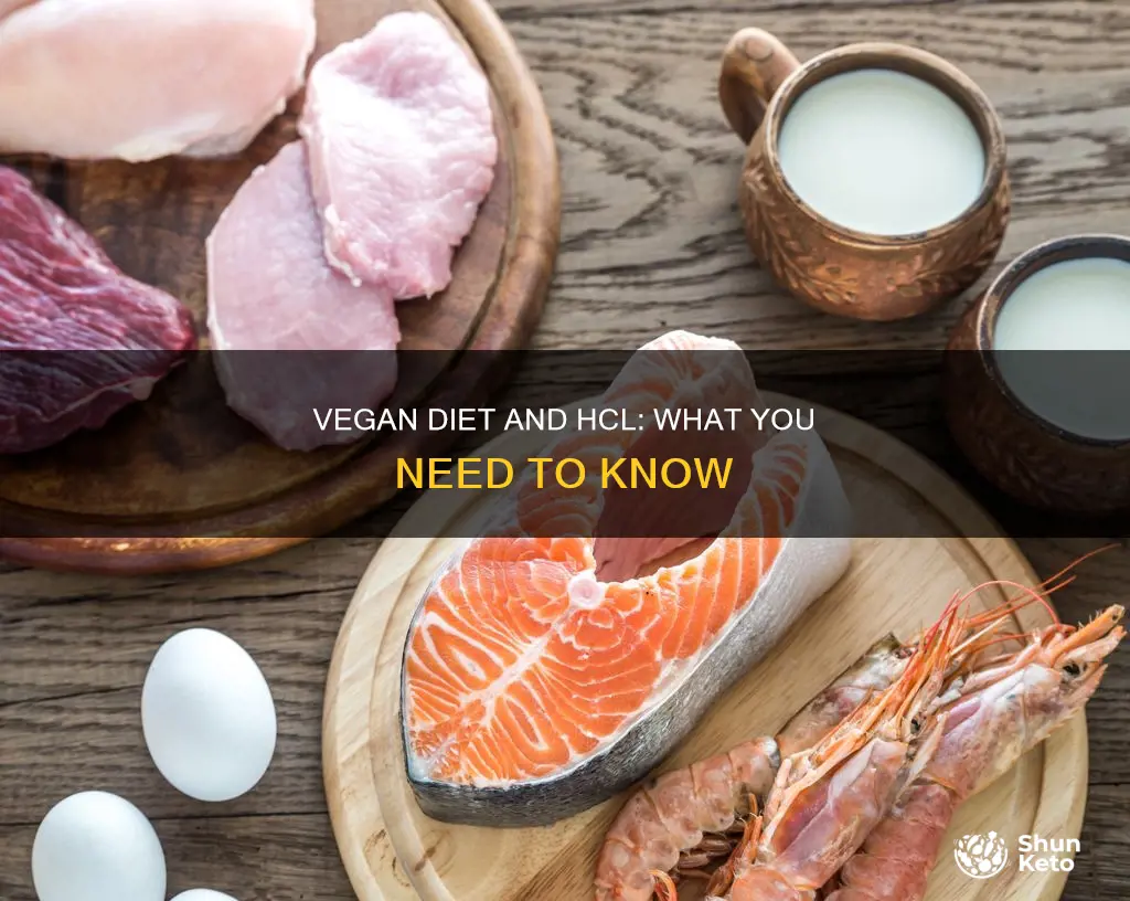 how to take hcl on vegan diet