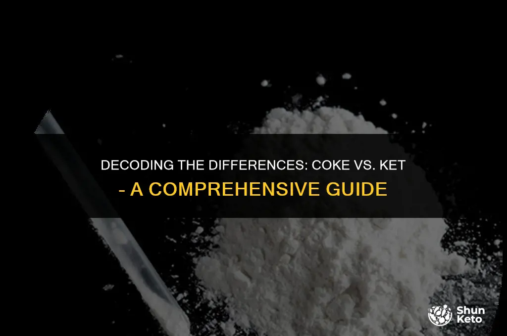 how to tell the difference between coke and ket