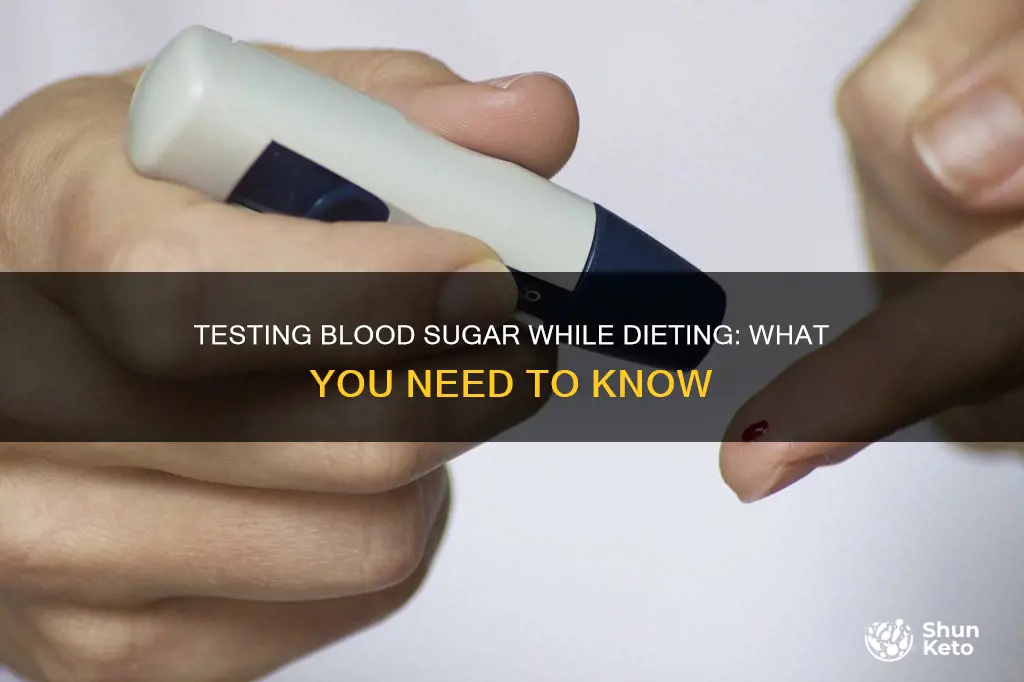 how to test your blood sugar when you are dieting