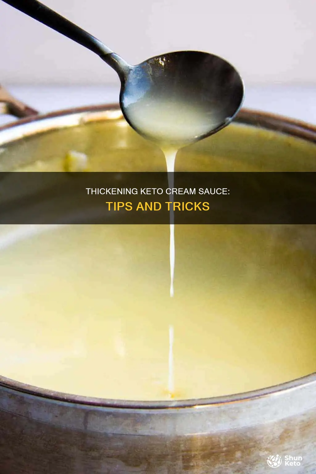 how to thicken a cream sauce on keto